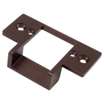 Seco-Larm Bronze-Colored Aluminum Low-Cut Strike Plate
