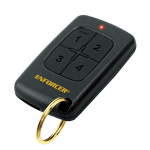 Seco-Larm 4-Buttons, 15-Channels CODEBUMP™ RF Transmitter, Pendant , 315MHz