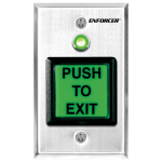 Seco-Larm Illuminated RTE Plate with Dual-Color LED and Timer