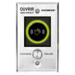 Seco-Larm Wave-To-Open Sensor with Manual Override Button – French