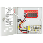 Seco-Larm 12VDC Switching CCTV Power Supply, 9 Outputs, 10A total