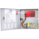 Seco-Larm 12VDC Switching CCTV Power Supply, 4 Outputs, 5A total