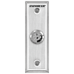 Seco-Larm Key Switch Plate, Slimline, N.C. Turn-to-Open, Momentary Key Switch