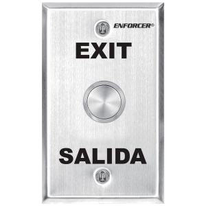 Seco-Larm Vandal-Resistant RTE Plate – Single-gang