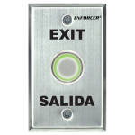 Seco-Larm Dual-Color Vandal-Resistant RTE Plate with Buzzer and Timer