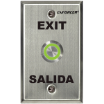 Seco-Larm Multicolor Illuminated Vandal-Resistant RTE Plate – Single-gang