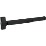 Seco-Larm Rugged Grade 1 Rim-Type Exit Device, Push-to-Exit Bar – Black
