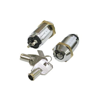 Seco-Larm Tubular Keylock Switch, Shunt ON/OFF, 2 Terminals, SPST, #1305