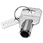 Seco-Larm Extra Key for Tubular Key Lock Switch, #1302, for series SS-090 and SS-095