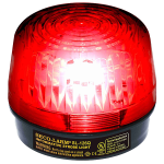 Seco-Larm Xenon Tube Strobe Light – Red, 6~12VDC, UL Listed