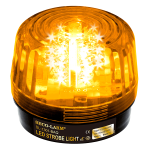 Seco-Larm LED Strobe Light – 32 LEDs, Adjustable Flash Speeds and Patterns, Amber
