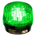 Seco-Larm LED Strobe Light – 32 LEDs, Adjustable Flash Speeds & Patterns, Green