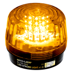 Seco-Larm LED Strobe Light, 54 LEDs, 100dB Siren, 9~24 VAC/VDC, Amber