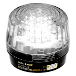 Seco-Larm LED Strobe Light, 54 LED, 100dB Siren, 9~24 VAC/VDC, Clear