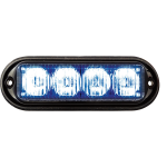 Seco-Larm LED Programmable Modular High-Intensity Flasher, Blue